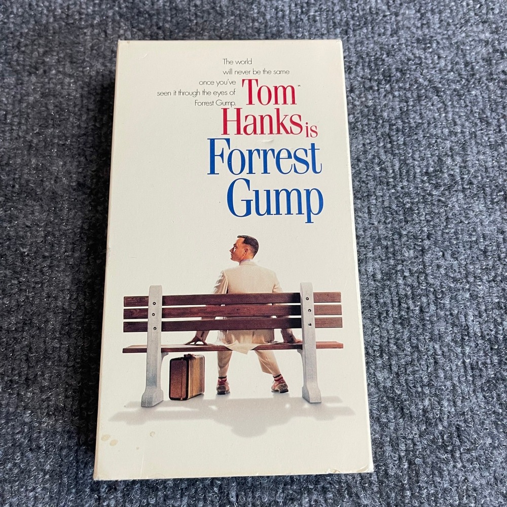 Forrest Gump VHS 1995 Tom Hanks Paramount Pictures Drama Movie 32583